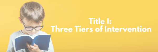 Title I Tiers of Intervention